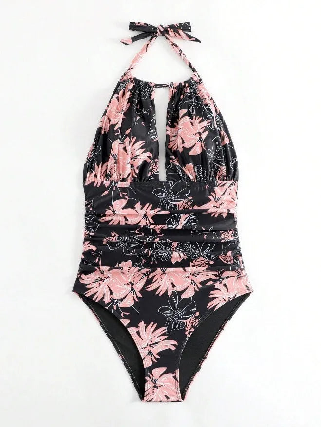 One-Piece Swimsuits Closed Women Swimwear Push Up Swimming Wear Body Bathing Suits Beachwear Pool Bather