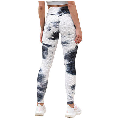 Women's Seamless Leggings High Waist Scrunch Butt Lifting Elastic Leggings Seamless Screen Print Gym Yoga Pants