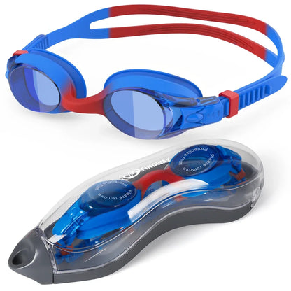 Findway Child Swimming Glasses Upgrade Waterproof Anti Fog UV  Professional Diving Swimming Glasses Eyewear Kids for Age 3-10