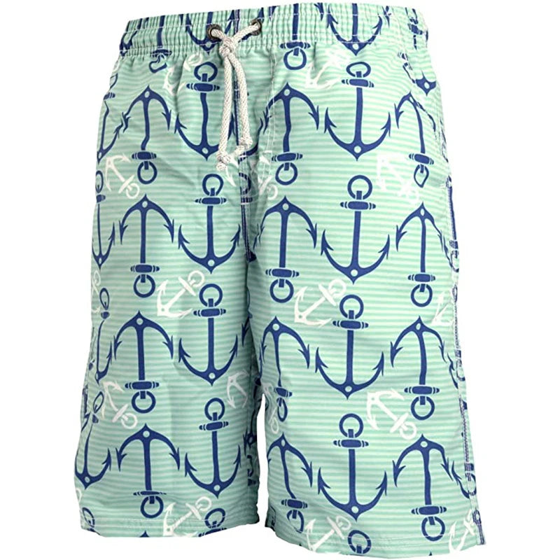 Men Board Shorts Summer Quick Dry Beach Shorts homme Fashion Swim Trunks 3D Printed Bermuda Surf Ice Shorts