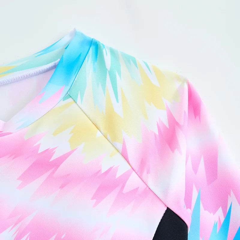 Long Sleeve Girls One Piece Swimsuit 7-12 Year Kids Swim Suit Children's Swimwear 2025 Patchwork Surf Bathing Suits Cap