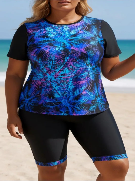 XL-6XL Plus Size High Waist Bikini Women's Push Up Large Size 3XL 4XL Swimsuit Summer Tummy Control Swimwear Tankini Sets