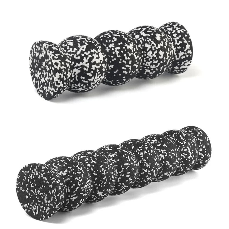Yoga Foam Roller Wavy-shape EPP Fitness Massage Roller for Trigger Point Therapy Myofascial Release Neck Back Leg Pain Relief