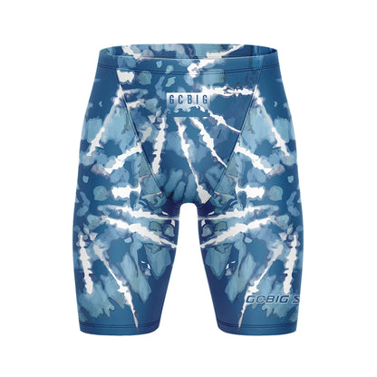 Summer Men's Swimming Trunks Swim Jammer Swimsuit Tights Shorts Training Sports Beach Quick Dry Running Surfing Pants