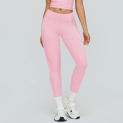 Women Yoga Leggings Gym Workout Trousers Running Sports Pants Female High Waist Push Up Training Pant Slim Fitness Yoga Leggings
