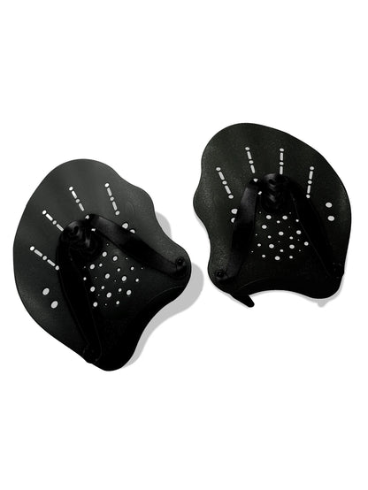 1 pair of swimming training paddles, swimming training paddles with adjustable silicone straps, snorkeling and diving gloves