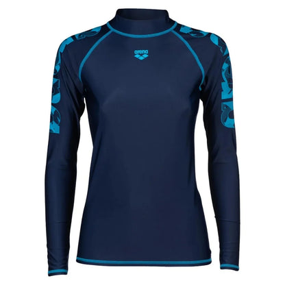 Women Swimsuit Swimming T-shirt Beach UV Protection Swimwear Rash Guard Long Sleeve Surfing Diving Swimsuit Surf Rash guard