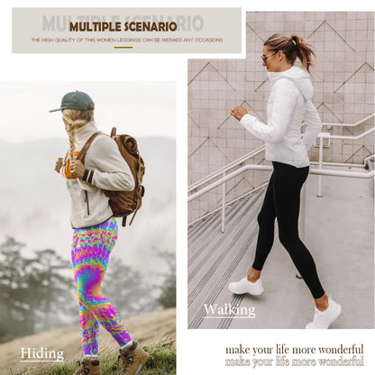 Fashion Legging Colorful Tie-dye 3D Printed Yoga Pants Elastic Hight Waist Fitness Skinny Pants Womens Clothing Leggings