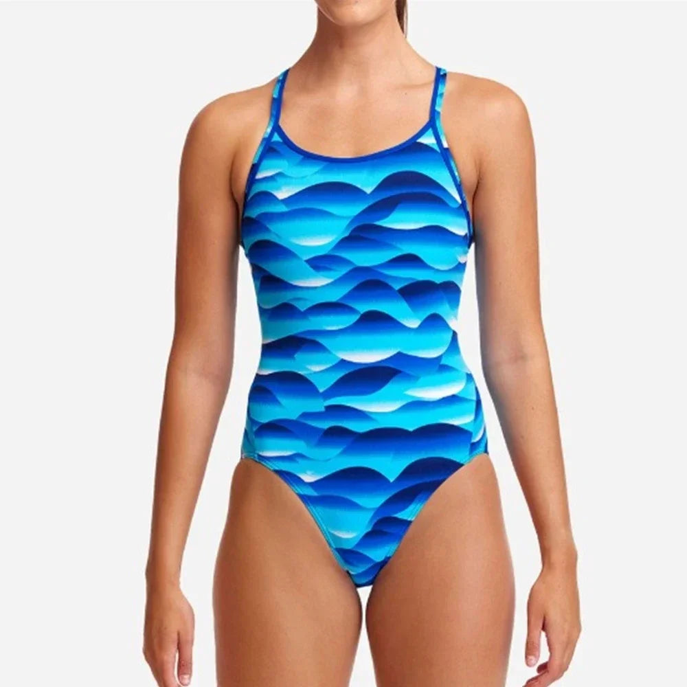 Woman Swimsuit One-piece Comfortable Swimwear Functional Training Swimsuit Open Water Swimming Clothing