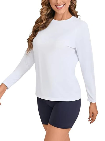 Women Long Sleeve Rashguard Swim Shirts Womens Swimwear Surf Rushguard Top Quality UV-Protection Rush Guard Tops