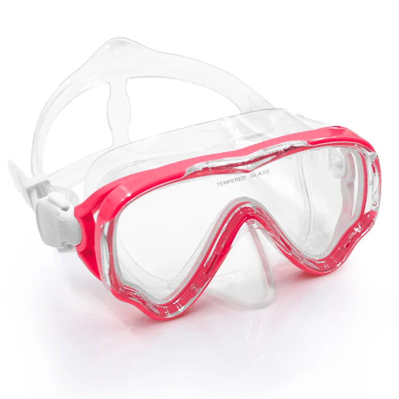 Professional Big Frame Kids Swimming Goggles with Nose Cover Anti Fog Wide View Swimming Gear for Boys Girls Children Glasses