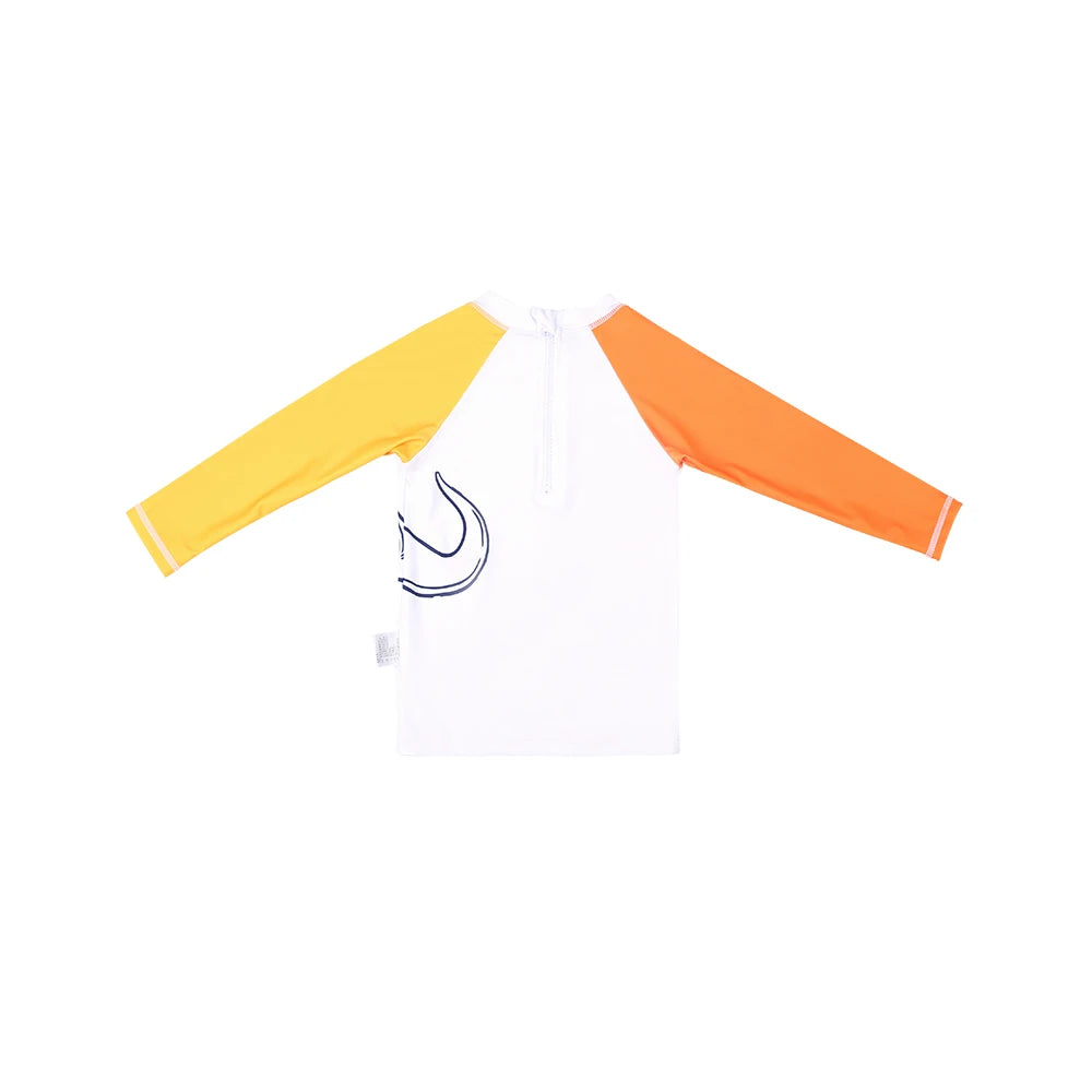 3 Pcs New Boy's Swimsuit Sun Protection UPF 50+ Long Sleeve Swimming Sunsuit With Hat Split Bathing Suits Children