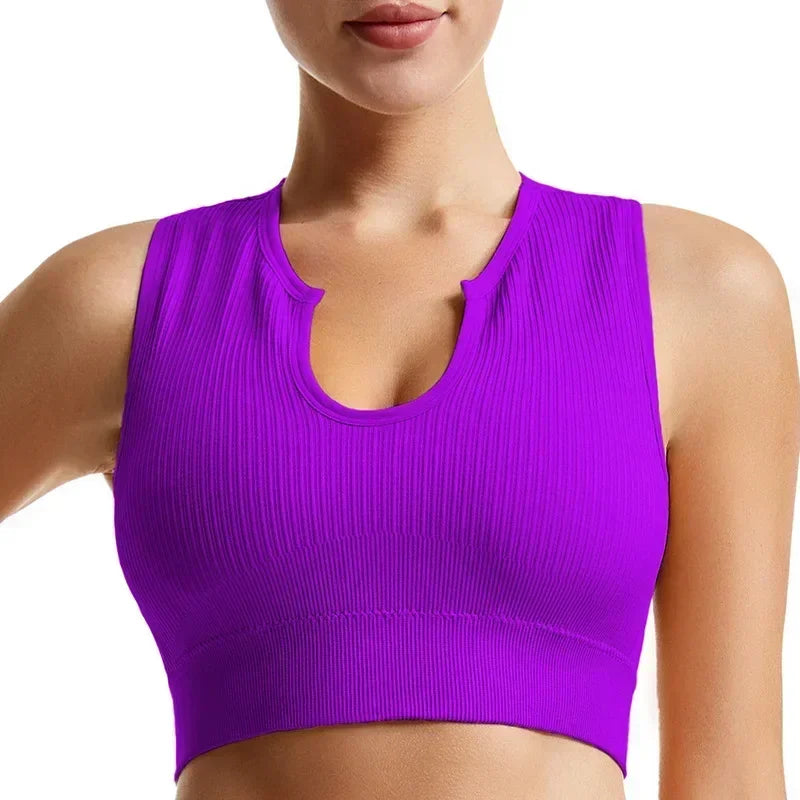 Sports Bra and Shorts Set Women Deep U-neck Push Up Gym Jogging Yoga Fitness Shockproof Vest Crop Tops Female Sport Bras Set for Women