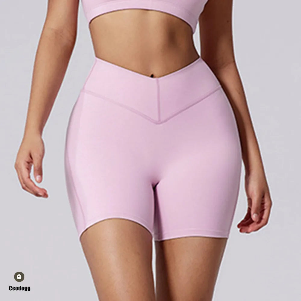 Pad 2PCS Short Sleeve Women Gym Yoga Set Clothes Sportswear Running Shorts Workout Sports Crop Top Running Suits