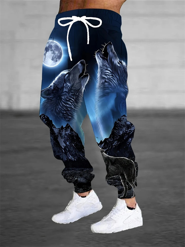 Men's Sports Pants Fashionable And Versatile Loose-fitting Sports Pants Spring And Autumn Casual Retro-style Sports Pants