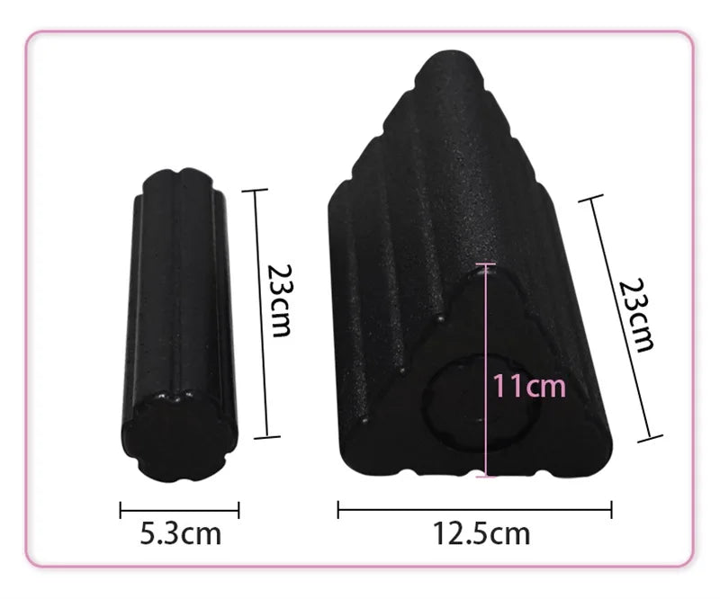 Triangle Hollow Yoga Blocks EPP Foam Roller High Density Pilates Fitness Yoga Column For Adult Exercise Children Dance Training