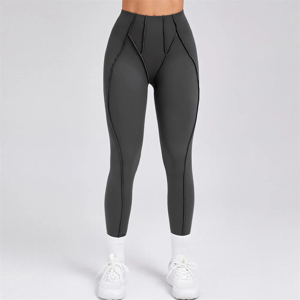 Flare Yoga Leggings Sport Fitness High Waist Squat Proof Hip Wide Pant Training Trousers Running Workout Gym Leggings Women