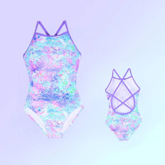 Professional Women's One-Piece Swimsuit Triangular Racing Competition Swimming Sports Swimwear Pool Bathers