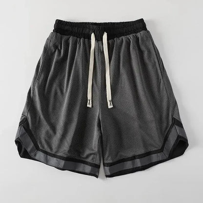 Mesh Quick Dry Training Male Short Pants Basketball Wide Loose Men's Shorts Sports Joggers Sweat Baggy