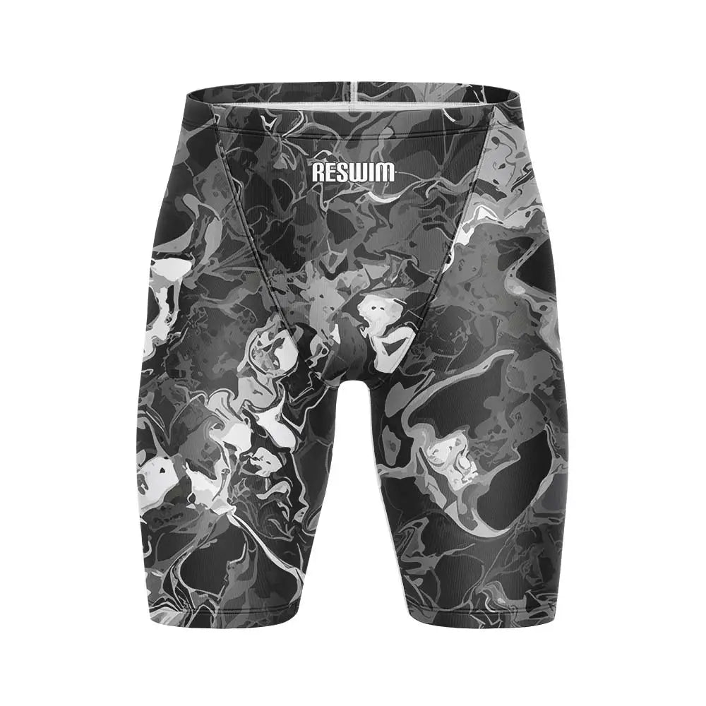 Swim Boxer Summer Men's Printing Swim Jammer Swimsuit Beach Tights Shorts Swimming Trunks Quick Dry Swimwear Chlorine Resistant Surf Pants