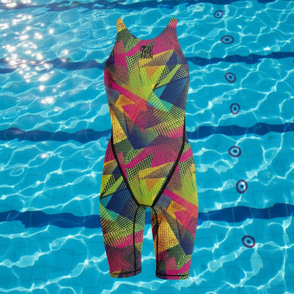 Competition Training Swimwear Tech Suits Neck to Knee Tech Suits Women Open Back Comfort Straps Swimsuit Jumpsuit Swimsuit