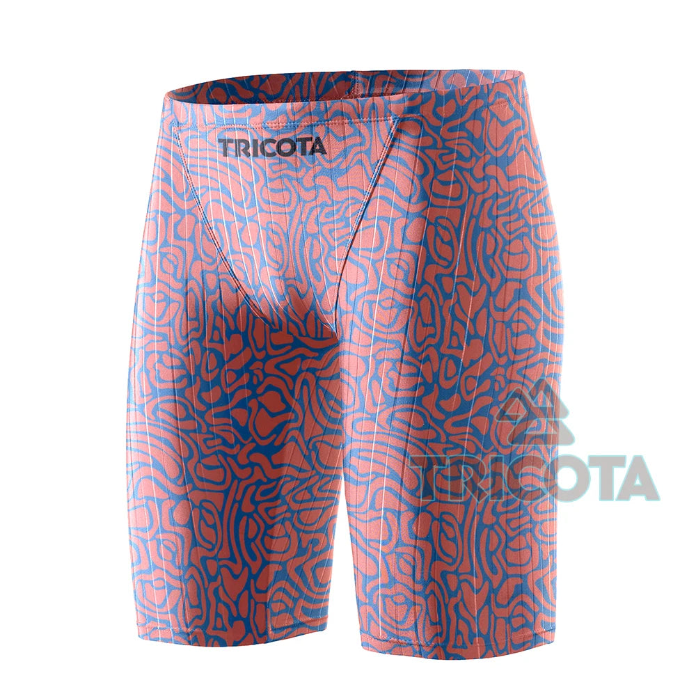 Surfing Shorts Men Swim Pants Jammers Athletic Competition Training Swimsuit Durable Chlorine Resistant Endurance Beach Trunks