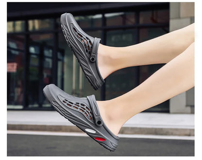 Men Sandals Light EVA Men's Casual Shoes Hole Shoes Clogs Home Garden Outdoor Male Beach Flat Slippers Big Size 49
