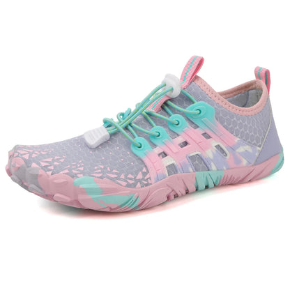 Camouflage Fitness Running Watershoes Men's and Women's Colorful Quick Drying Barefoot  Diving Water Surfing Beach Water Shoes