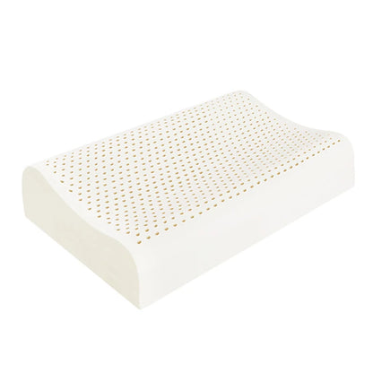 Talalay Latex Pillow - Thai Natural Rubber Neck Support Sleep Pillow Ergonomic Desig for Adults, Single Pillow Core for Home Use