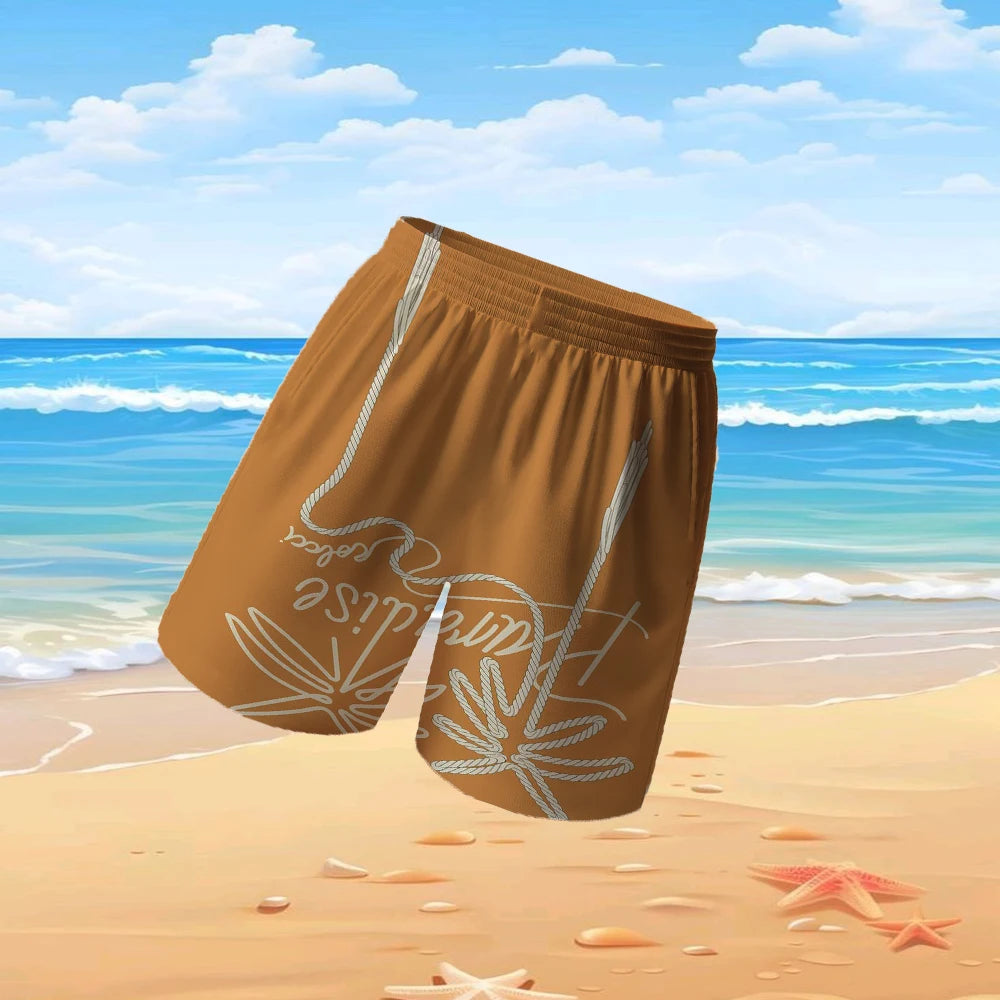 Summer Swim Shorts for Men Women Kids Beach Trunks Quick Dry Lightweight Comfortable Shorts Boys Girls Outdoor Water Fun