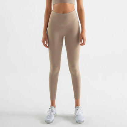 Nylon Leggings Women's Pants Yoga Sport Fitness Gym High Waist Elastic Breathable Leggings For Fitness Womens Clothing
