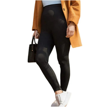 Fleece Lined Plus Size Leggings Thick  for Women - Stretchy & Thick Warm & Comfy - Full Length - Buttery Smooth Soft
