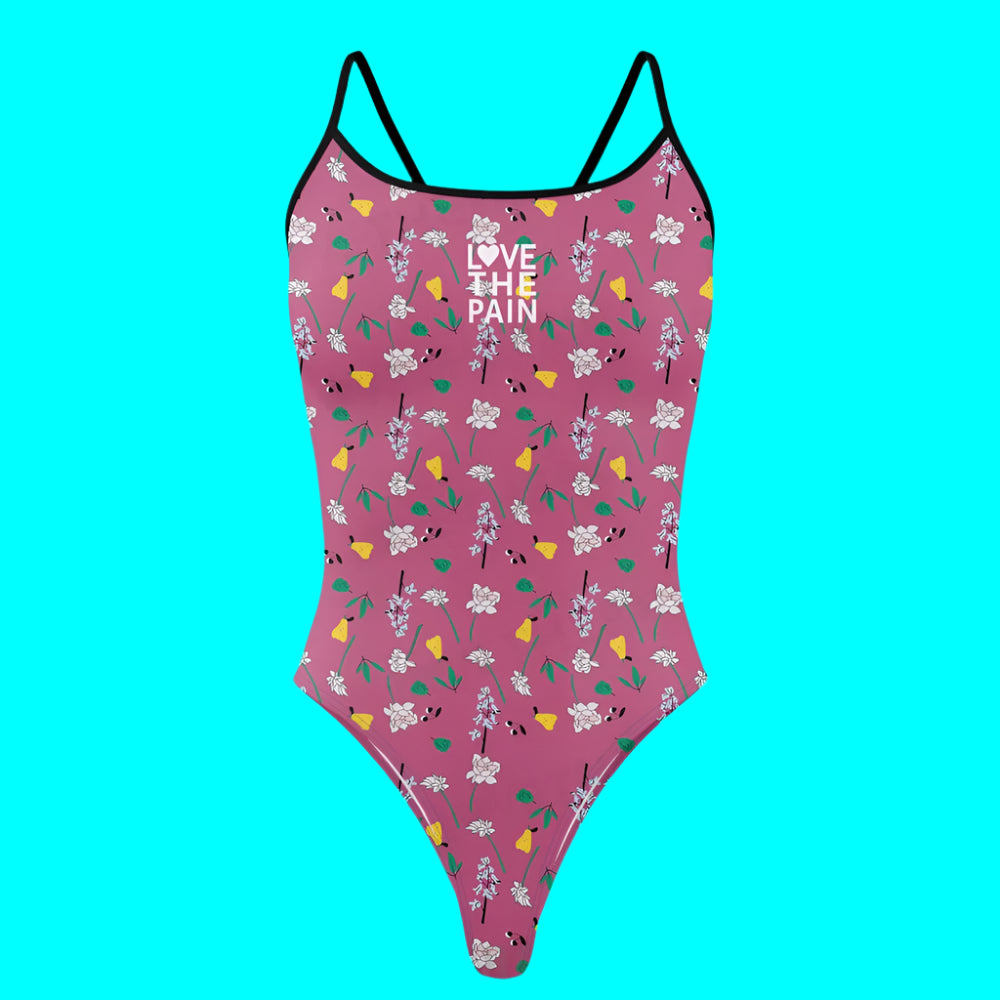 Love The Pain Women One-Piece Beachwear Triathlon Functional Training Swimwear