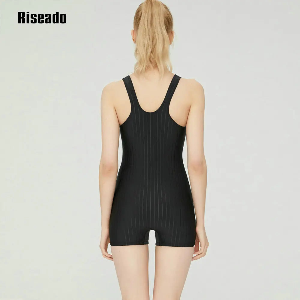 Women's Swimsuit One Piece Ultraback Conservative Cut Boyshorts Training Swimwear Chlorine Resistant Quick Dry