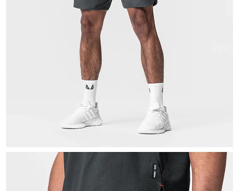 Mens Gym Sport Shorts Summer Sportswear Jogging Casual Short Pants Quick Dry Training Man Basketball Fitness Running Bottoms