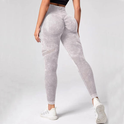 Women Leggings Washing Yoga pants Bubble Butt Push Up Fitness Legging High Waist Scrunch Tights Gym Seamless Leggings