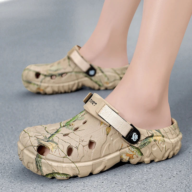 Flat Sandals Men Shoes Slippers Men Garden Platform Sandals Man Summer Sandals Male Sneakers Outdoor Flip Flops Home Clogs