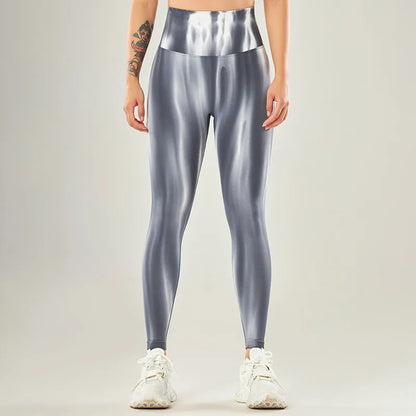 Tie-dye Seamless Leggings Gym Yoga Women's Pants Fitness Sport Tights Breathable Elastic High Waist Women Clothing