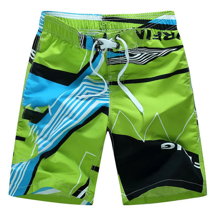 Coconut Tree Mens Swimwear Beach Shorts Surf Board Shorts Sportwear Pant Boy Short Swimsuit Summer Briefs Swimming Trunks