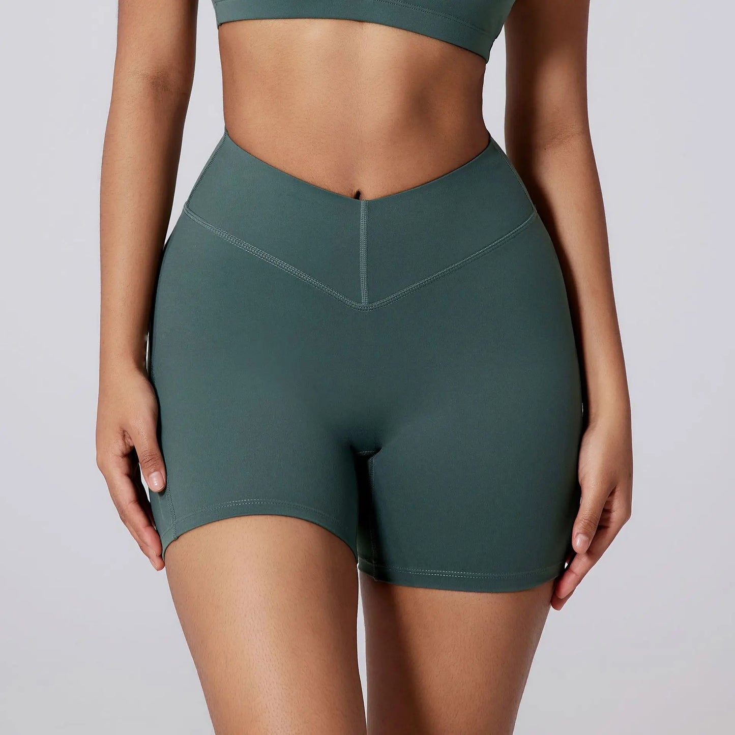 Pad 2PCS Short Sleeve Women Gym Yoga Set Clothes Sportswear Running Shorts Workout Sports Crop Top Running Suits