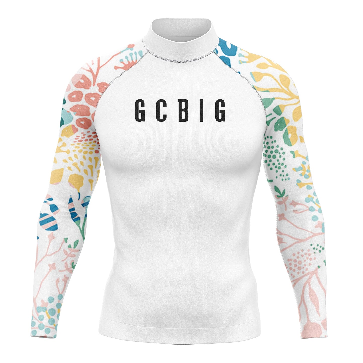 Men Tight Summer Long Sleeve Surf Wear Clothing UV Sun Swimming T-Shirt Rash guard Gym Sets Rash Guards Skins Surfing Suit Diving