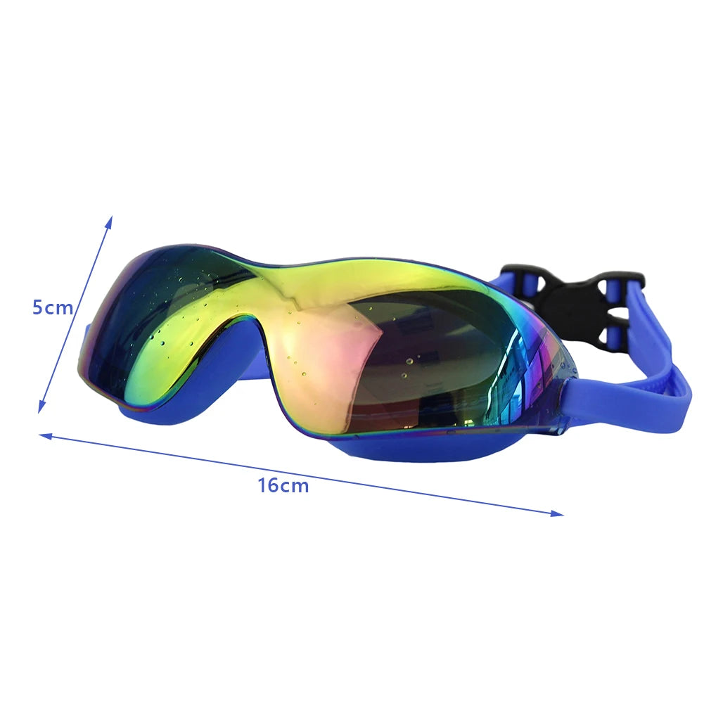 Fashion Swim Goggles With Adjustable Buckle Anti-Fog Clear Lens Fitting Eye Goggles For Women Men Unisex  Swimming Goggles