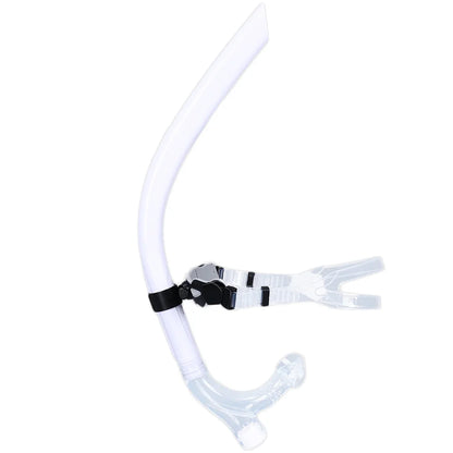 Swim Training Snorkel Center-Mount Front Comfortable Mounted Silicone Mouthpiece Junior Swimmers Equipment For Adult Youth Kid