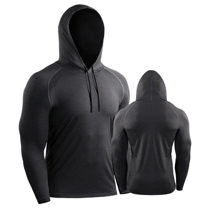 Bodybuilding Muscle Hoodie Men Sportswear Training Jacket Gym Fitness Workout Pullover Athletic Tracksuit Running Hoodie Men