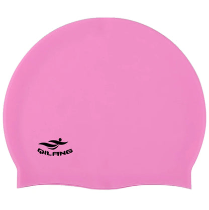 Waterproof Silicone Swim Caps Women Men High Elastic Flexible Protect Ears Hair Swimming Pool Hat for Adults Children Girls Boys