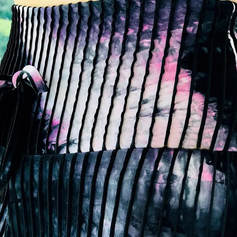 Peach Hip Fitness Plus Size Leggings Tie-dye High Waist Hip Lift Yoga Pants Women's Sports Quick-drying Sports Tights