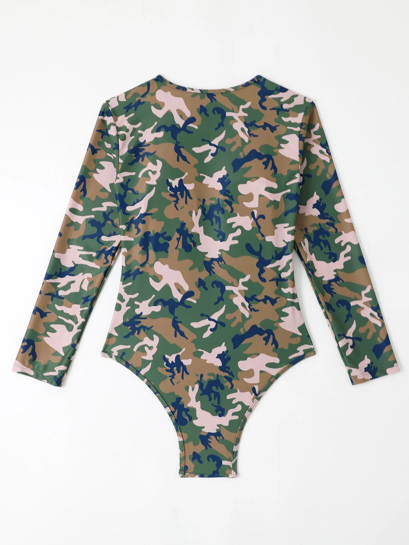 Rash Guard Long Sleeve Swimwear Women Surfsuit  Bikini One-Piece Swimsuit Mesh Patchwork Beach Wear Bath Suits Monokini