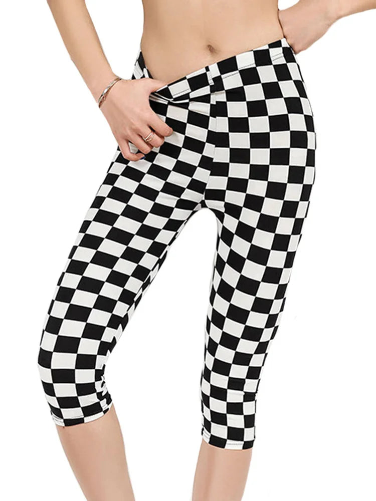 Fitness Leggins Polyester Capris Workout Trousers Camouflage Printed Leggings Women Lady Army Green High Elastic