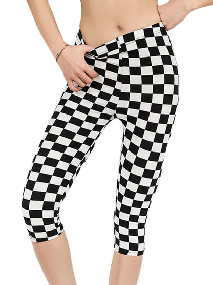 Fitness Leggins Polyester Capris Workout Trousers Camouflage Printed Leggings Women Lady Army Green High Elastic