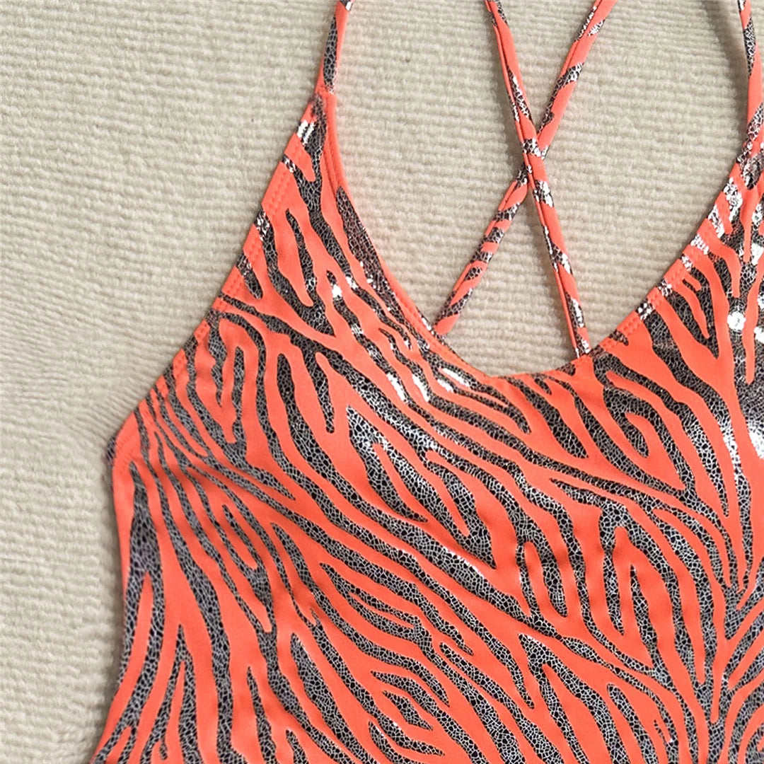 Cross Back High Leg Cut Women Swimwear One Piece Swimsuit Female Extreme String Mini Micro Thong Bather Bathing Suit Swim